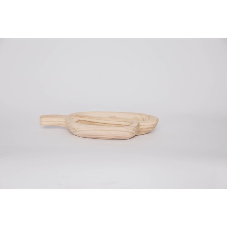 Vassoio per aperitivi DKD Home Decor Marrone Chiaro Naturale Tropicale 38 x 21 x 5 cm 30 x 21 x 5 cm