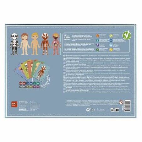 Puzzle Apli 19438 35 x 75 x 24 cm Corpo umano 240 Pezzi