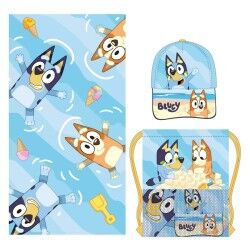 Telo da bagno Bluey Azzurro 33 x 27 x 7 cm