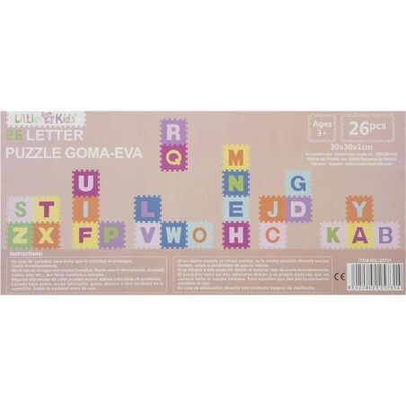 Puzzle per Bambini 26 Pezzi Alfabeto 32 x 32 x 1 cm