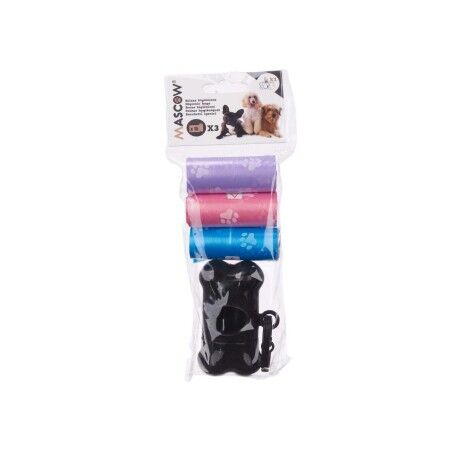 Dispenser di Buste per Animali Domestici Mascow 198 Plastica Set (12 Unità)