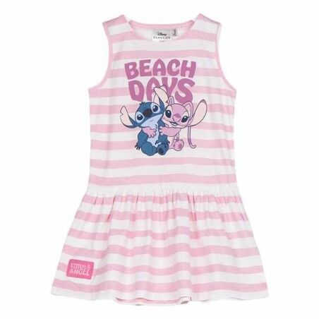 Vestito Stitch Rosa Bambina