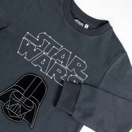 Felpa senza Cappuccio Bambino Star Wars Grigio scuro
