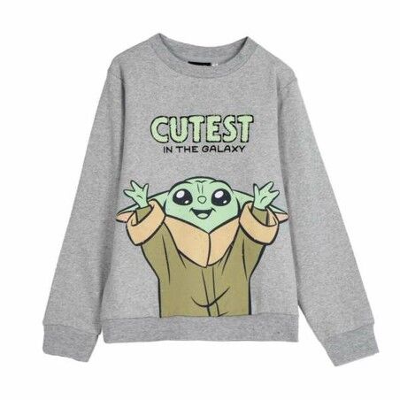 Felpa senza Cappuccio Bambino The Mandalorian Beige