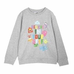 Felpa senza Cappuccio Unisex Inside Out Grigio
