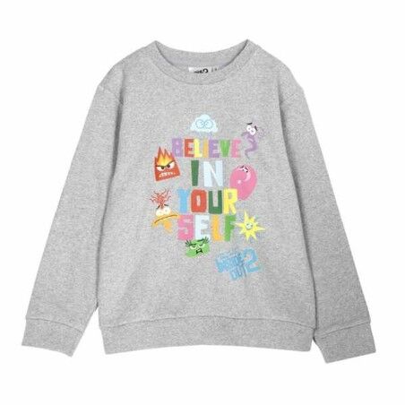 Felpa senza Cappuccio Unisex Inside Out Grigio