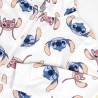 Felpa con Cappuccio da Bambina Stitch Beige