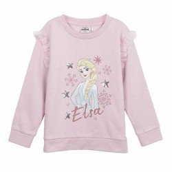 Felpa senza Cappuccio Unisex Frozen Rosa chiaro