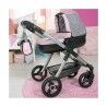 Carrozzina per Bambole Reig Stule Pram Grigio 63 cm
