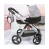 Carrozzina per Bambole Reig Stule Pram Grigio 63 cm