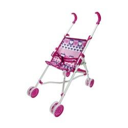 Carrozzina per Bambole Reig Azzurro Rosa Pieghevole 25,5 x 41,5 x 55,5 cm