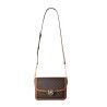 Borsa a Tracolla Michael Kors Leida Marrone 24 x 17 x 6 cm