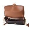 Borsa a Tracolla Michael Kors Leida Marrone 24 x 17 x 6 cm