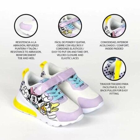 Scarpe Sportive con LED Minnie Mouse