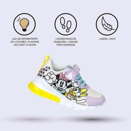 Scarpe Sportive con LED Minnie Mouse