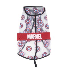 Impermeabile per Cani The Avengers Rosso Trasparente M