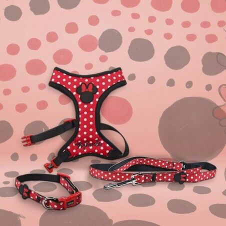 Collare per Cani Minnie Mouse Rosso