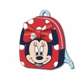 Zaino Scuola Minnie Mouse Minnie Rosso 18 x 22 x 8 cm