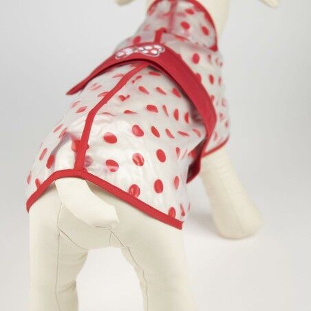 Impermeabile per Cani Minnie Mouse Rosso M
