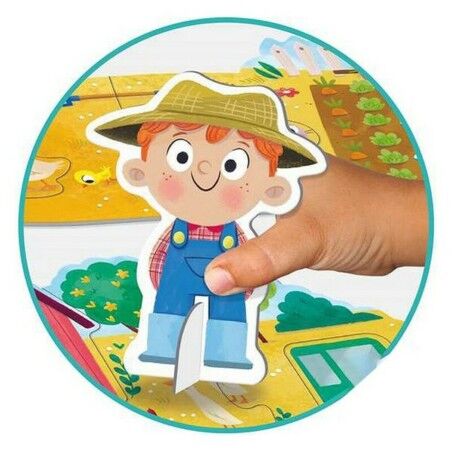 Puzzle Baby Fattoria XXL Goula 53176 (17 pcs)