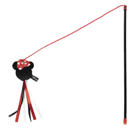 Giocattolo per gatti Minnie Mouse Nero 3,0 x 7,0 x 46,0 cm Plastica
