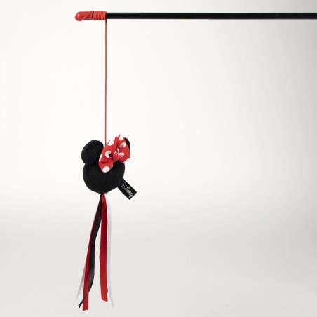 Giocattolo per gatti Minnie Mouse Nero 3,0 x 7,0 x 46,0 cm Plastica