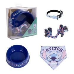 Set di accessori Stitch Azzurro 21,0 x 21,0 x 8,8 cm Cane