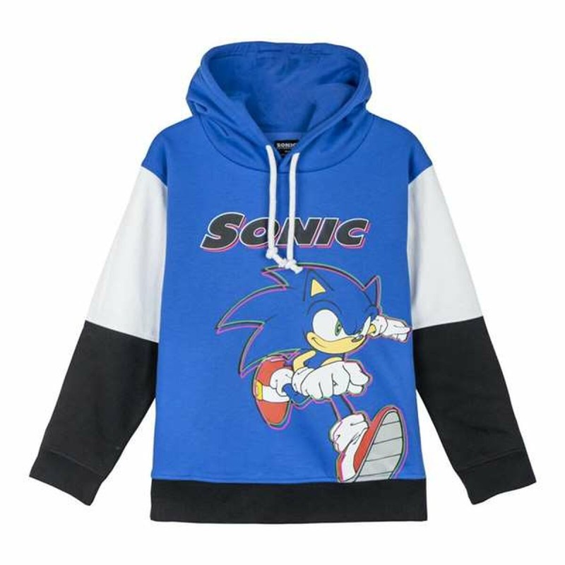 Felpa per Bambini Sonic Azzurro