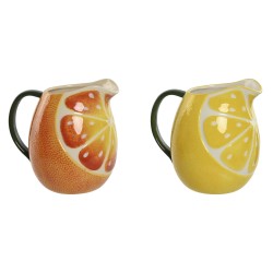 Brocca Home ESPRIT Gres Moderno Limone Arancio (2 Unità)