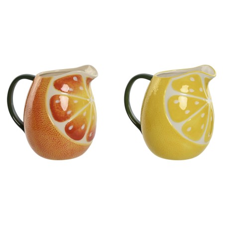 Brocca Home ESPRIT Gres Moderno Limone Arancio (2 Unità)
