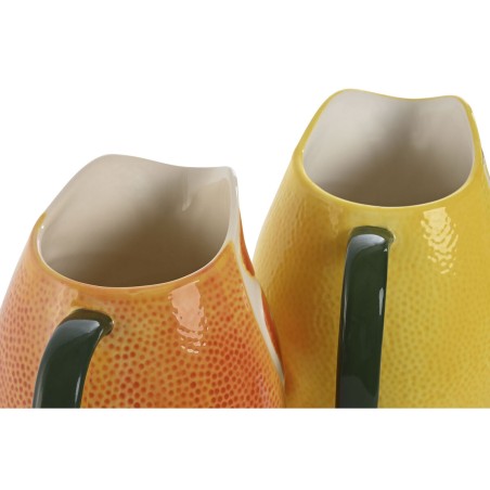 Brocca Home ESPRIT Gres Moderno Limone Arancio (2 Unità)