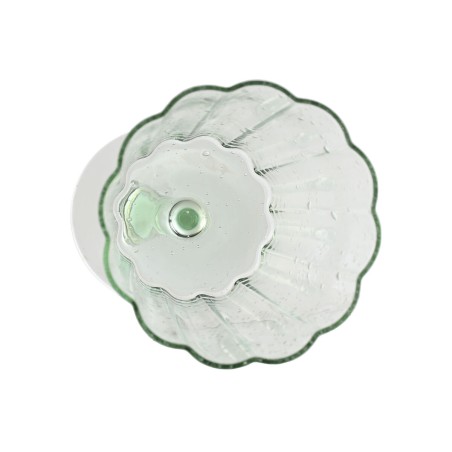 Set di Bicchieri Home ESPRIT Verde Cristallo 9 x 9 x 17,8 cm (6 Unità)