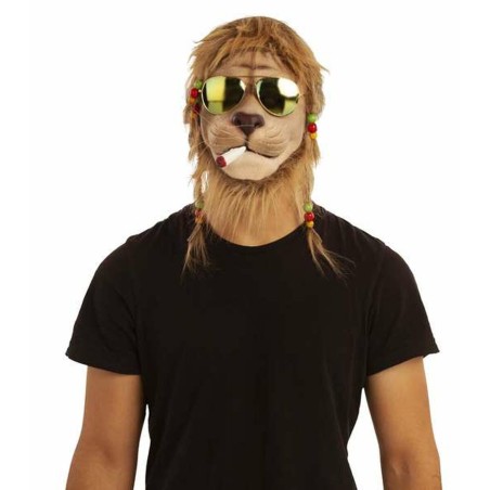 Maschera My Other Me Marrone Taglia unica M Leone
