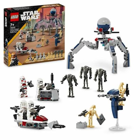 Set di Costruzioni Lego Star Wars 75372 Clone Trooper & Battle Droid Multicolore