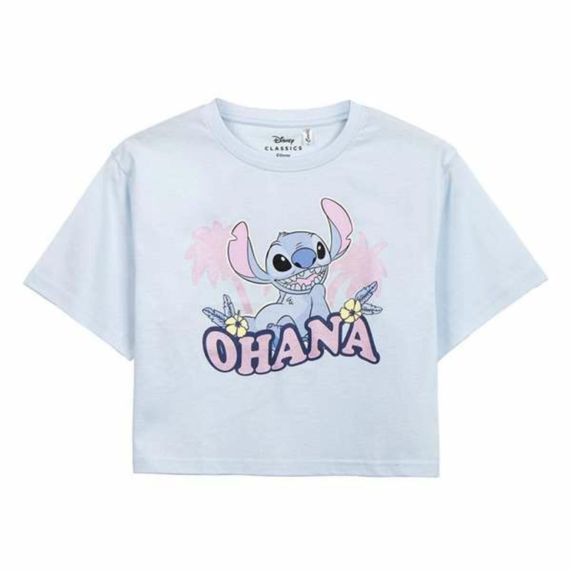 Maglia a Maniche Corte per Bambini Stitch Viola Rosa chiaro Maglia a Maniche Corte per Bambini Stitch Viola Rosa chiaro