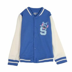 Felpa senza Cappuccio Bambino Stitch Azzurro