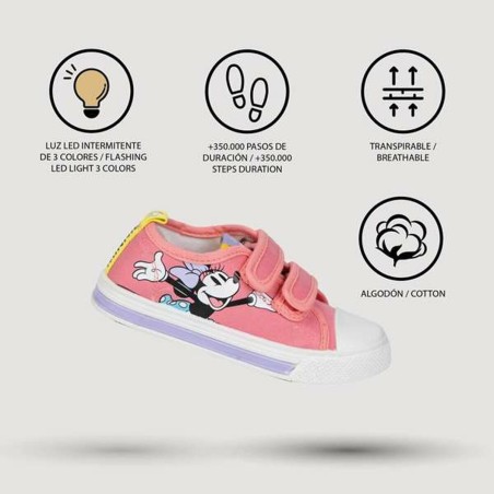 Scarpe Sportive per Bambini Minnie Mouse Rosa