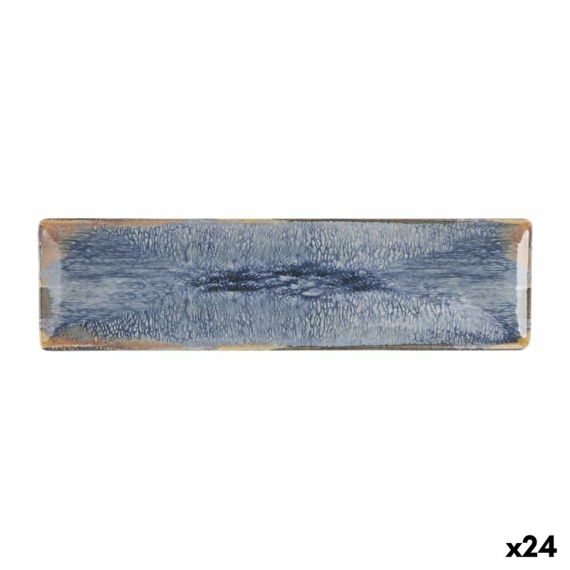 Teglia da Cucina La Mediterránea Aelia Rettangolare 30 x 8 x 2 cm (24 Unità)