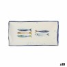 Teglia da Cucina La Mediterránea Peixe Rettangolare Pesci 30 x 15 x 2 cm (18 Unità)