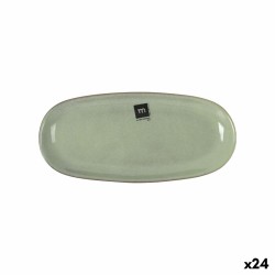 Teglia da Cucina La Mediterránea Macarella green Ovale 25 x 12 x 2,2 cm (24 Unità)