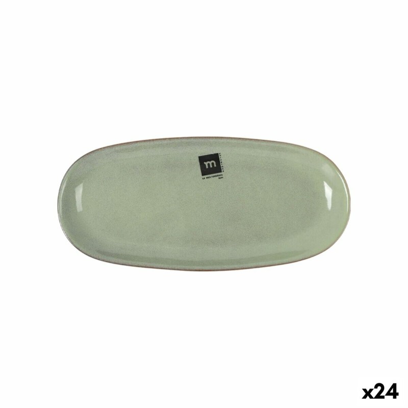 Teglia da Cucina La Mediterránea Macarella green Ovale 25 x 12 x 2,2 cm (24 Unità) Teglia da Cucina La Mediterránea Macarella green Ovale 25 x 12 x 2,2 cm (24 Unità)