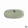 Teglia da Cucina La Mediterránea Macarella green Ovale 25 x 12 x 2,2 cm (24 Unità)