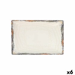 Teglia da Cucina La Mediterránea Albus Rettangolare 30 x 20 x 2,5 cm (6 Unità)