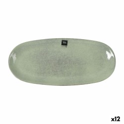 Teglia da Cucina La Mediterránea Macarella green Ovale 33 x 14,8 x 2,7 cm (12 Unità)