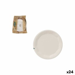 Set di piatti Algon Bianco 17 cm 10 Pezzi (24 Unità)