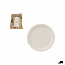 Set di piatti Algon Bianco 22 cm 25 Pezzi (18 Unità)
