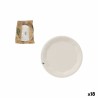 Set di piatti Algon Bianco 22 cm 25 Pezzi (18 Unità)