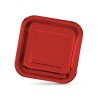 Set di piatti Algon Rosso 23 cm 10 Pezzi (18 Unità)
