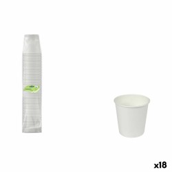 Set di Bicchieri Algon Bianco 80 ml 50 Pezzi (18 Unità)