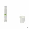 Set di Bicchieri Algon Bianco 80 ml 50 Pezzi (18 Unità)